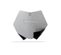 POLISPORT Matrícula delantera blanca KTM, blanco