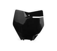 POLISPORT Matrícula delantera KTM negra, negro