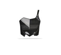 POLISPORT Matrícula delantera negra Honda CRF250R/CRF450R, negro