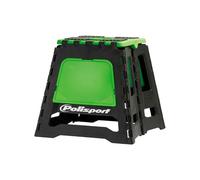 Polisport Off Road 8981500005 Caballete Plegable para Moto - Ligero, Motocross, Caballete Moto, Off-Road, Compacto, Portátil, 250 Kg, Podio Oficial FIM, Caballete Moto, Verde