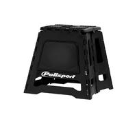 Polisport Off Road 8981500007 Caballete Plegable para Moto - Ligero, Motocross, Caballete Moto, Off-Road, Compacto, Portátil, 250 Kg, Podio Oficial FIM, Caballete Moto, Negro