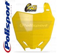 Polisport Placa Frontal De Número Para Suzuki RMZ 450 Amarillo OEM 2008-2017