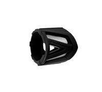 POLISPORT Protección de silenciador corto negro, negro