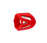 POLISPORT Protección de silenciador rojo largo, rojo