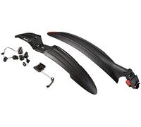 POLISPORT 8622100028 - Guardabarros Delantero y Trasero Cross Country EVO 2-Piezas Universal para Bicicletas de Carretera y Trekking con Ruedas de 26’’, 27,5" y 29" en Color Negro