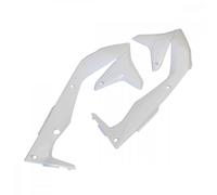 Polisport Spoiler De Refrigeración Compatible Con Kawasaki KX 450F 16-18 Blanco