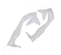 Polisport Spoiler De Refrigeración Compatible Con Kawasaki KX 450F 16-18 Blanco