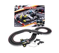 Polistil Champion - Pista Eléctrica con 2 Coches de Carreras a Escala 1:43, Circuito de 3,08 m de Longitud, Set con Accesorios Completos, Licencias Oficiales, Edad Recomendada 8+ Años