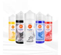 Politec - Pinturas Acrilicas 5 × 110 ml + Regalo de Paleta, Acrylic Paint Set, Impermeable y resistente a la luz, para Lienzos, Tela, Madera, Cristal, Piedras. Calidad Profesional, extrafina.