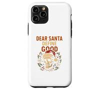 Política de Navidad Dear Santa Definir Buena Diversión Parodia Hombre Carcasa para iPhone 11 Pro