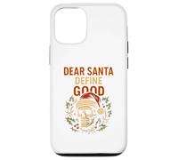 Política de Navidad Dear Santa Definir Buena Diversión Parodia Hombre Carcasa para iPhone 12/12 Pro