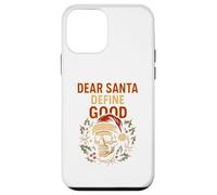 Política de Navidad Dear Santa Definir Buena Diversión Parodia Hombre Carcasa para iPhone 12 Mini
