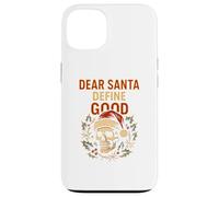 Política de Navidad Dear Santa Definir Buena Diversión Parodia Hombre Carcasa para iPhone 13