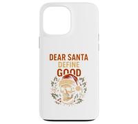 Política de Navidad Dear Santa Definir Buena Diversión Parodia Hombre Carcasa para iPhone 13 Pro MAX