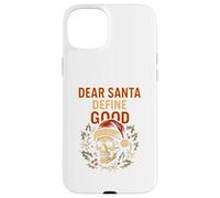 Política de Navidad Dear Santa Definir Buena Diversión Parodia Hombre Carcasa para iPhone 15 Plus