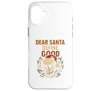 Política de Navidad Dear Santa Definir Buena Diversión Parodia Hombre Carcasa para iPhone 16 Plus