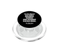 Política Feminista Abierta a Favor de la elección Liberal PopSockets PopGrip para MagSafe