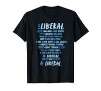 Política Liberal para la Cita Electoral Estadounidense por Camiseta