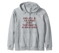 Política y Cambio No Pensamientos Oraciones Reforma de Armas Político Sudadera con Capucha