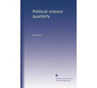Political science quarterly: Volume 20