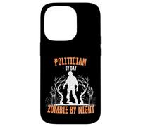 Politician by Day Zombie by Night Funny Halloween Espeluznante Carcasa para iPhone 14 Pro