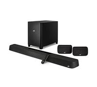 Polk Audio MagniFi Max AX SR 7.1.2 - Barra de sonido de canal con subwoofer inalámbrico de 10 pulgadas y altavoces envolvente SR2 para Smart TV, Dolby Atmos y DTS:X, tecnologías patentadas VoiceAdjust