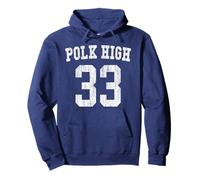 Polk High Football 33 Bundy No Maam - Antiguo Delantero y Trasero Sudadera con Capucha