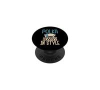 Polka Always in Style Polaco Polka PopSockets PopGrip Adhesivo