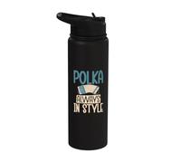 Polka always in Style Polaco Polka Stainless Steel Insulated Water Bottle