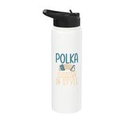 Polka always in Style Polaco Polka Stainless Steel Insulated Water Bottle
