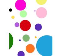 Polka Dot Doodle Pad: 120 pages, 8.5x11, Creative Kids Notebook for Drawing, Writing, Crayon Coloring, Doodling, and Fun