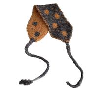 Polka Dot Jacquard Contrasting Color Knitted Headscarf Women Autumn and Winter Warm Ear Protection Versatile Earmuffs(Color27)