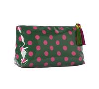 Polka Dot Print Makeup Bags for Women,PVC Retro Polka Dot Makeup Bags with Tassel Stylish Glossy Storage Bag Waterproof Cosmetics Organizer Earphones/Data Cables/Jewelry Storage Pack