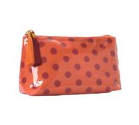 Polka Dot Print Makeup Bags for Women,PVC Retro Polka Dot Makeup Bags with Tassel Stylish Glossy Storage Bag Waterproof Cosmetics Organizer Earphones/Data Cables/Jewelry Storage Pack