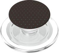 Polka Dot Rockabilly Cute Mocha Brown and Aqua Polkadot Case PopSockets PopGrip para MagSafe