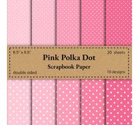 Polka Dot Scrapbook Paper: Patterned Decorative Craft Paper Pad | Paper Arts, Origami, Scrapbooking, Decoupage, DIY Crafts, Stationery Making | 20 ... Making, Baby Shower Crafts & DIY Projects
