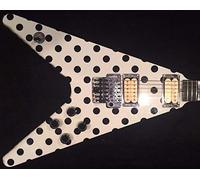 Polka Dots Flying Sticker Vinyl Body Guitar & Bass Pegatinas Vinilo Para Guitarra (negro)