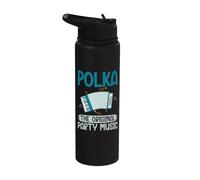 Polka, la polka polaca original de Party Music Stainless Steel Insulated Water Bottle