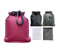 Polla de jabón, impermeable y a prueba de fugas, 13x4x17 cm, bolsas de malla, bolsa de jabón, complejos de viajes, para acampar, gimnasio, natación, vacaciones y suministros diarios de cuidado de la p