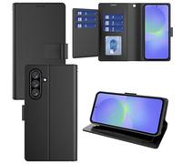 Pollachi Funda Magnética Compatible con Samsung Galaxy A36 5G,Funda Cartera de Piel con 9 Tarjeteros y Soporte,Carcasa Cubierta Protectora Cuero Antigolpes para Samsung A36 5G,Negro