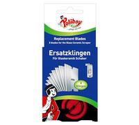 Polliboy - Cuchillas de repuesto para el raspador de cerámica de vidrio POLIBOY y otros raspadores de vitrocerámica - Cuchillas robustas - 1 x 8 cuchillas - Fabricado en Alemania