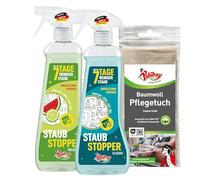 Polliboy - Juego de limpiador multiusos con efecto antiestático contra el polvo, limpiador de muebles en los aromas Classic & Melon-Lime, limpiador universal, incluye paño de algodón, 2 x 500 ml