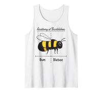 Pollinating Bee Keeper Joke Funny Anatomy of Bumblebees Camiseta sin Mangas