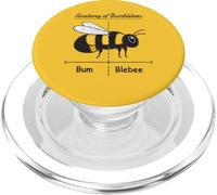 Pollinating Bee Keeper Joke Funny Anatomy of Bumblebees PopSockets PopGrip para MagSafe
