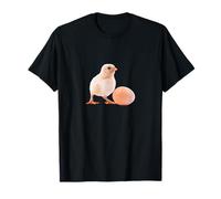 Pollito de Pollo con Huevo marrón Camiseta