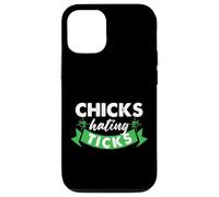 Pollitos que odian las garrapatas Conciencia de la enfermedad de Lyme Carcasa para iPhone 12/12 Pro