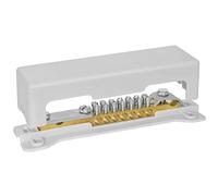 Pollmann POT 16/25 - Riel de compensación de potencial (2 filas, 1 unidad)