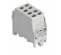 Pollmann Terminal de rama Hlak25-1 / 2M2# 2080136 Terminal de línea principal gris 4025221400671, Conector Eléctrico, Conexión Cables Eléctricos