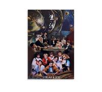 Pollmn Stray Group Kids Póster Vintage de Música Pósters para Habitación Estética Arte de Lienzo para Pared Decoración de Dormitorio 12x18 pulgadas (30x45cm)