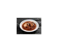 Pollo a la vasca y sus verduras